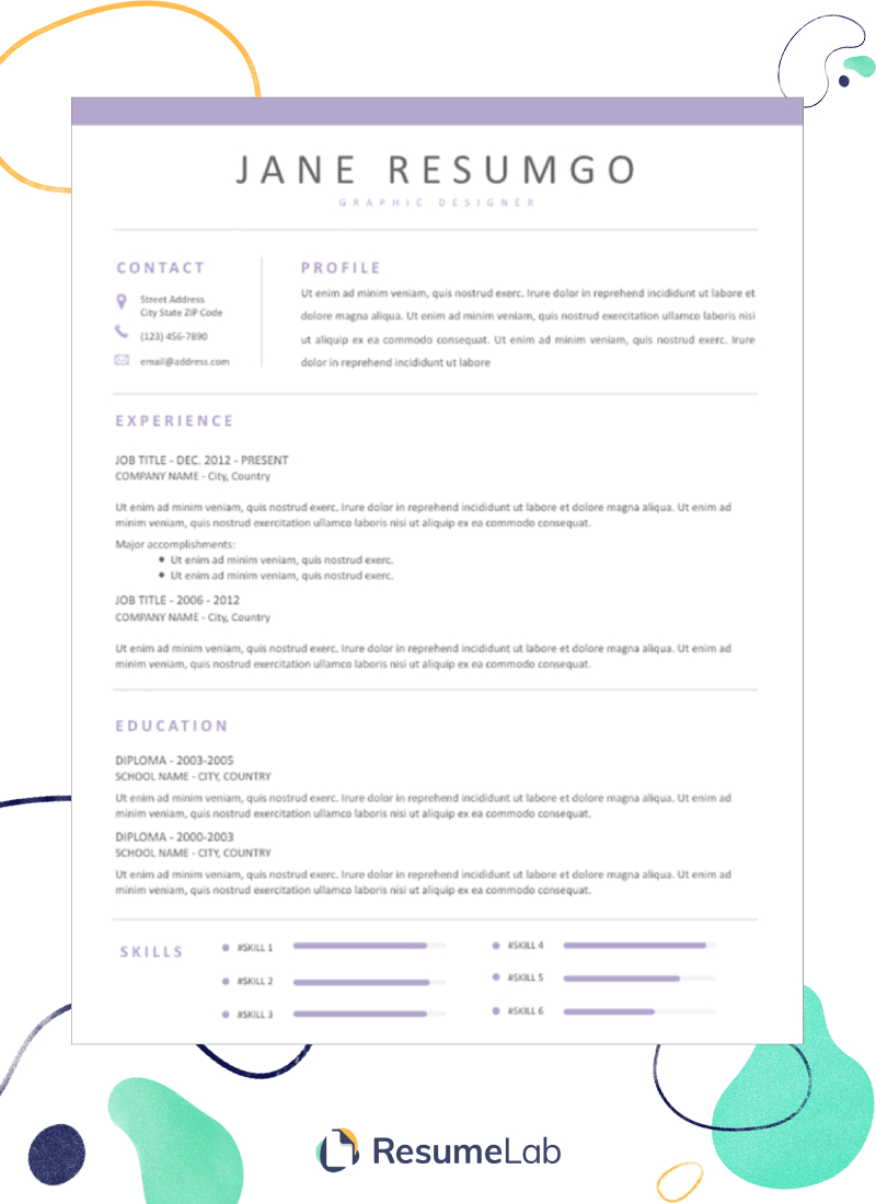 50+ Free Resume Templates For Microsoft Word To Download Within Free Basic Resume Templates Microsoft Word