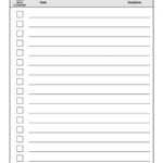 5087 Blank Checklist Templates | Wiring Resources Inside Blank Checklist Template Word