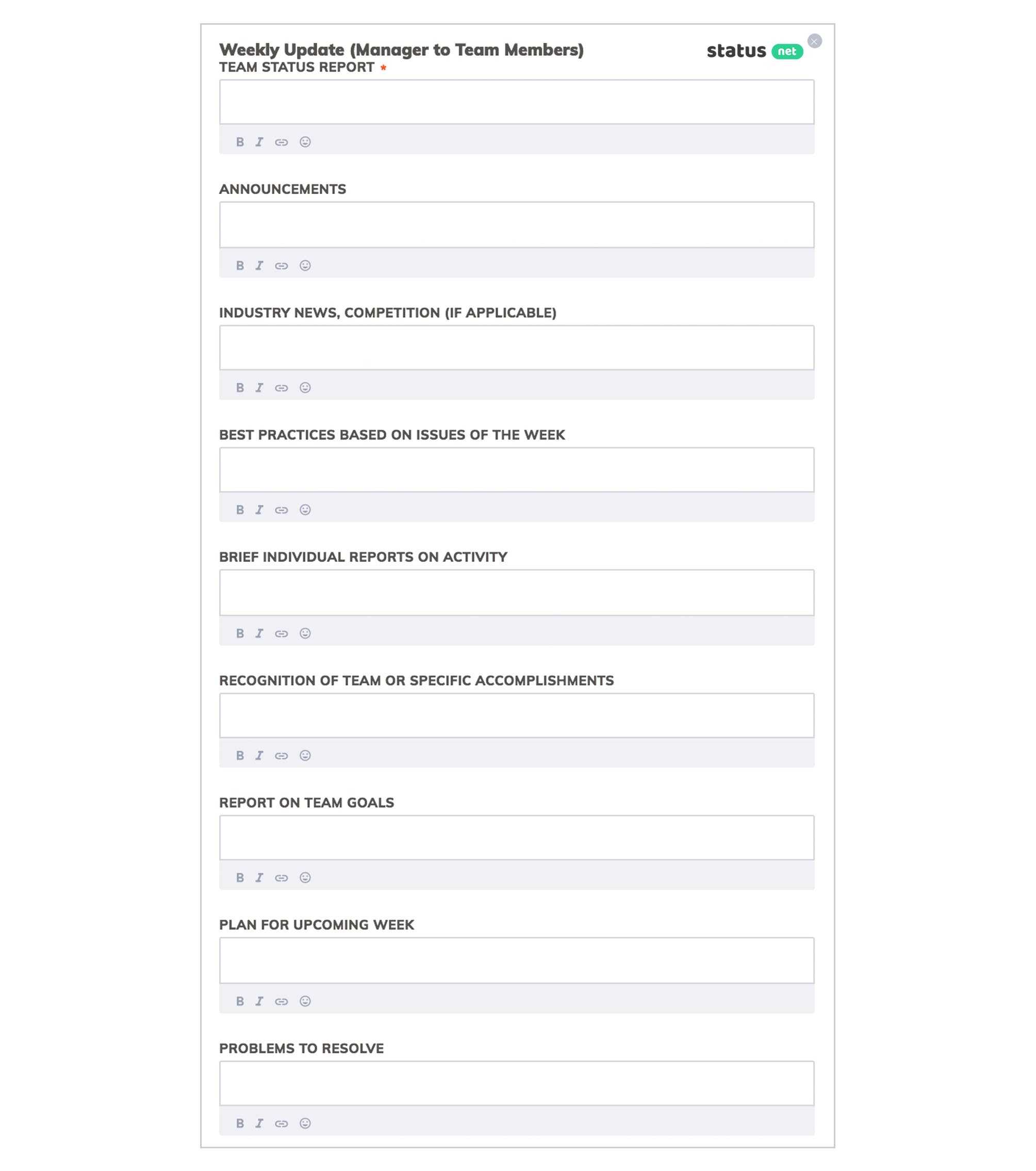 6 Awesome Weekly Status Report Templates | Free Download With Weekly Activity Report Template