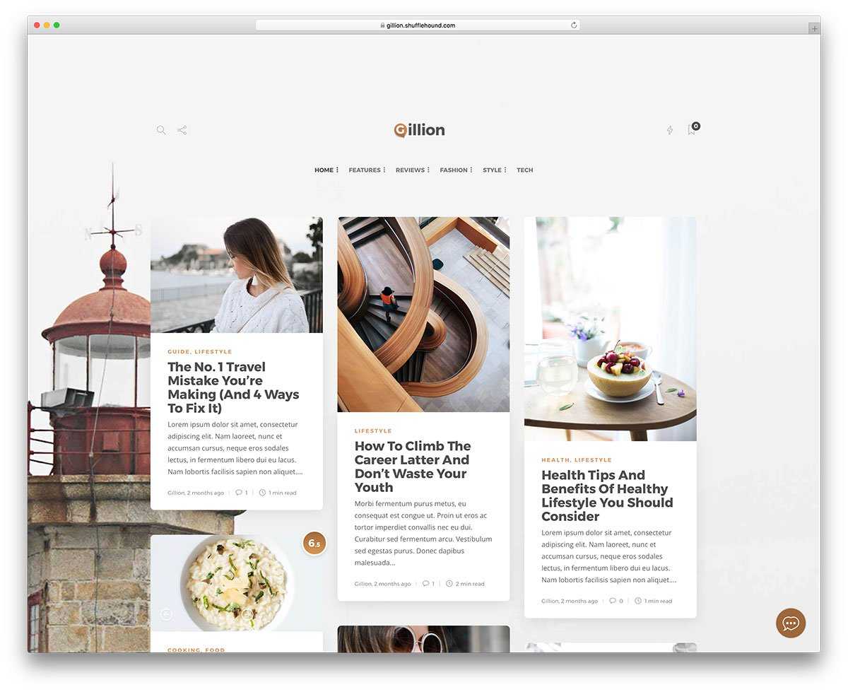 60+ Best Clean WordPress Themes 2020 – Colorlib Pertaining To Blank Food Web Template