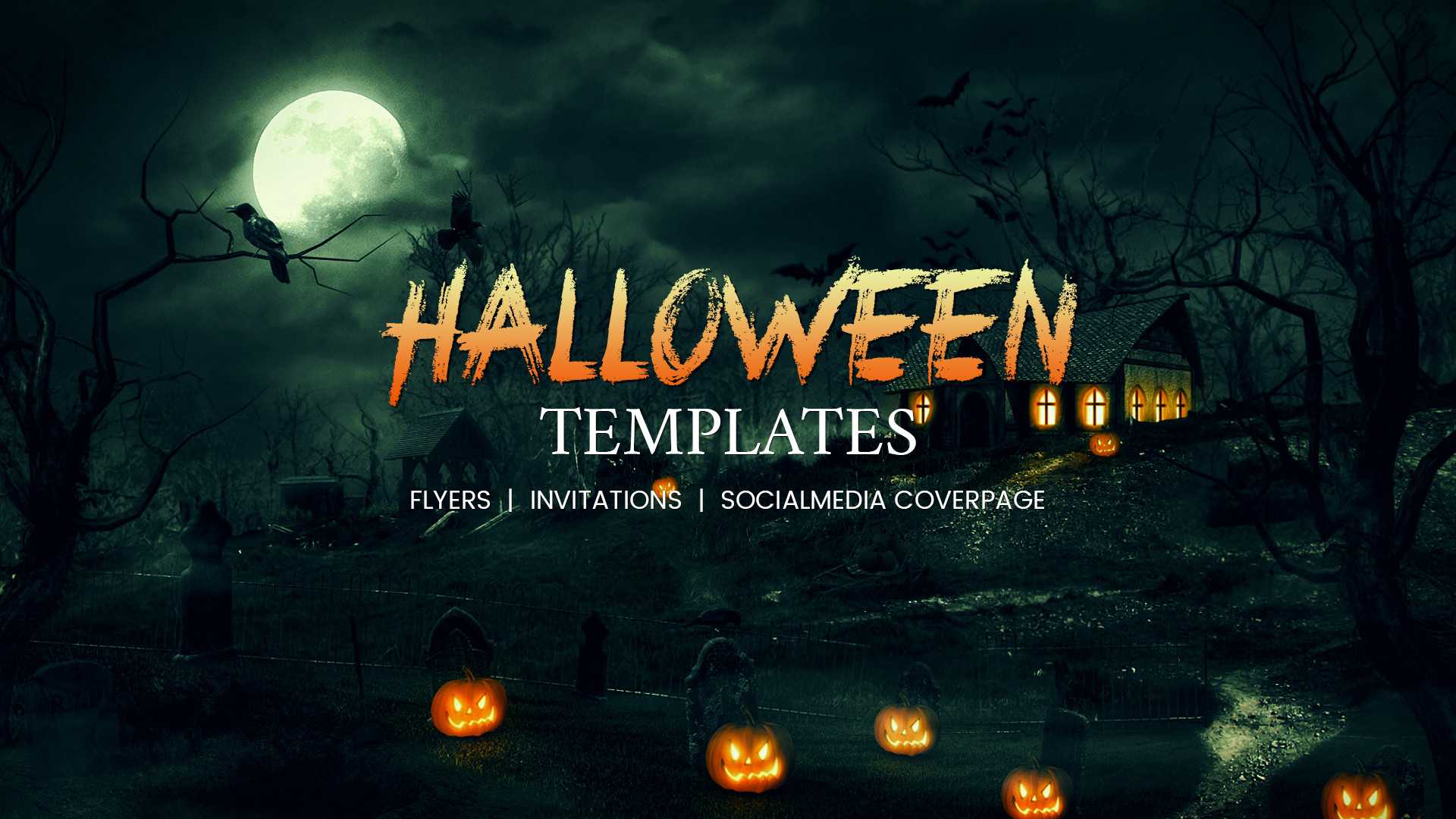 68+ Halloween Templates – Editable Psd, Ai, Eps Format Within Free Halloween Templates For Word