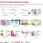 8 Best Places To Find Free Business Card Templates Regarding Free Business Cards Templates For Word