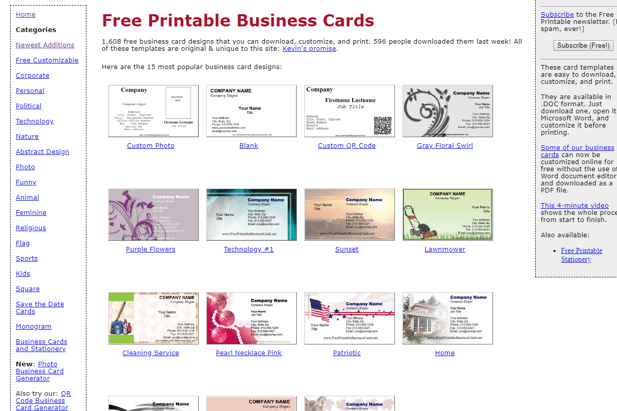8 Best Places To Find Free Business Card Templates Within Free Blank Business Card Template Word