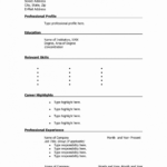 8 Blank Resume Templates For Microsoft Word Then Free Regarding Blank Resume Templates For Microsoft Word