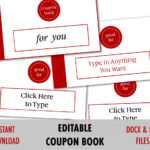 8F944 Coupon Template Word Stereosomos | Wiring Resources Inside Coupon Book Template Word