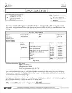 9+ Free Pay Stub Templates Word, Pdf, Excel Format Download inside Pay Stub Template Word Document