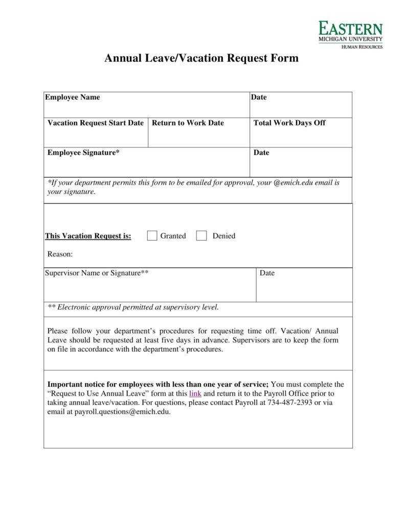 9+ Holiday Request Form Templates – Pdf, Doc | Free Intended For Travel Request Form Template Word