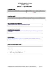 9+ Status Report Examples - Doc, Pdf | Examples within Project Status Report Template Word 2010