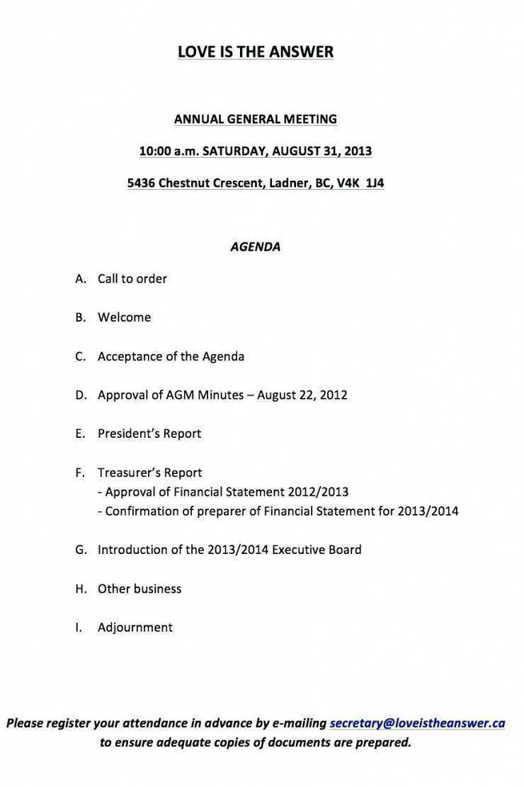 91 Free Sports Club Agm Agenda Template Templates For Sports With Treasurer's Report Agm Template