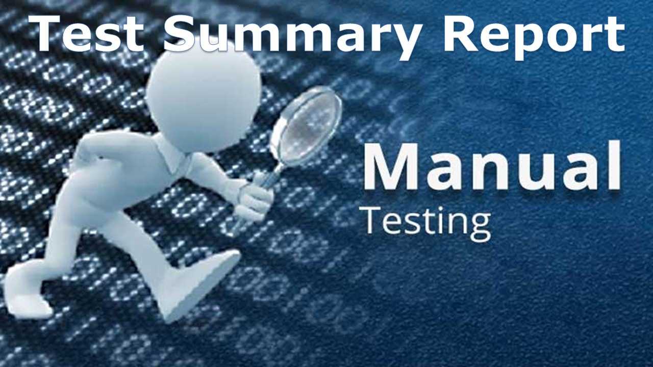 A Sample Test Summary Report – Software Testing In Test Summary Report Template