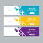 Abstract Web Banner Design Template Throughout Website Banner Design Templates