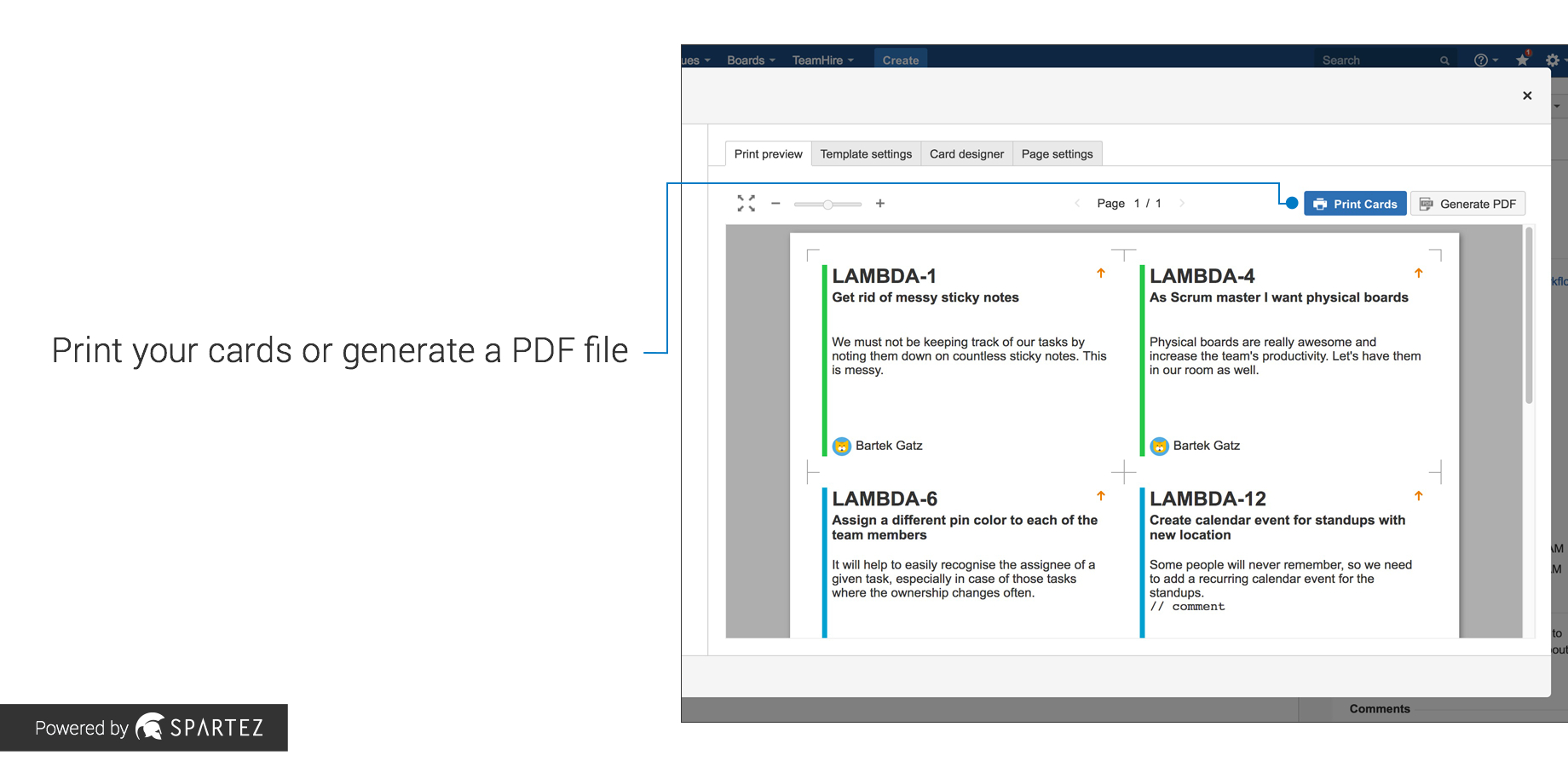 Agile Cards – Print Issues From Jira | Atlassian Marketplace For User Story Word Template