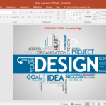 Animated Word Cloud Powerpoint Template With Regard To Free Word Collage Template