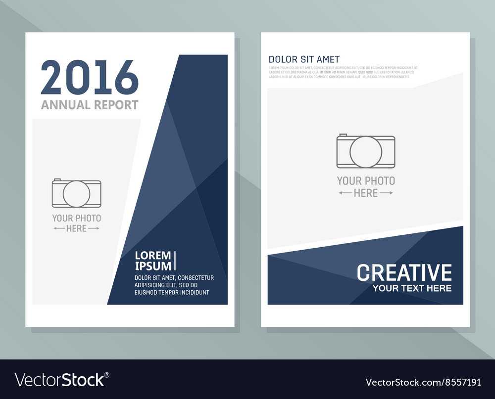 Annual Report Design Templates Business With Regard To Illustrator Report Templates