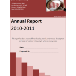 Annual Report Template In Word Annual Report Template