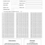 Answer Sheet Template 1 100 Word – Fill Online, Printable Within Blank Answer Sheet Template 1 100