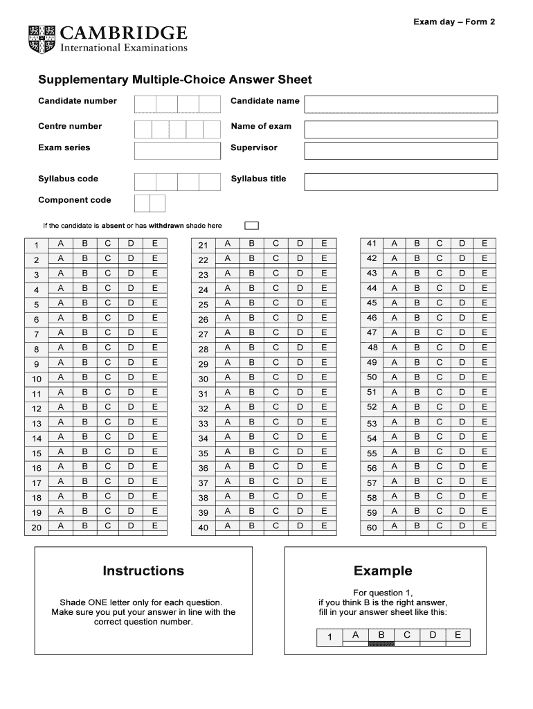 Answer Sheet Template 1 100 Word – Fill Online, Printable Within Blank Answer Sheet Template 1 100