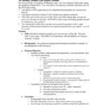 Ap Biology Formal Lab Report Format With Regard To Biology Lab Report Template
