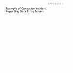 Appendix I – Example Of Computer Incident Reporting Data Within Computer Incident Report Template