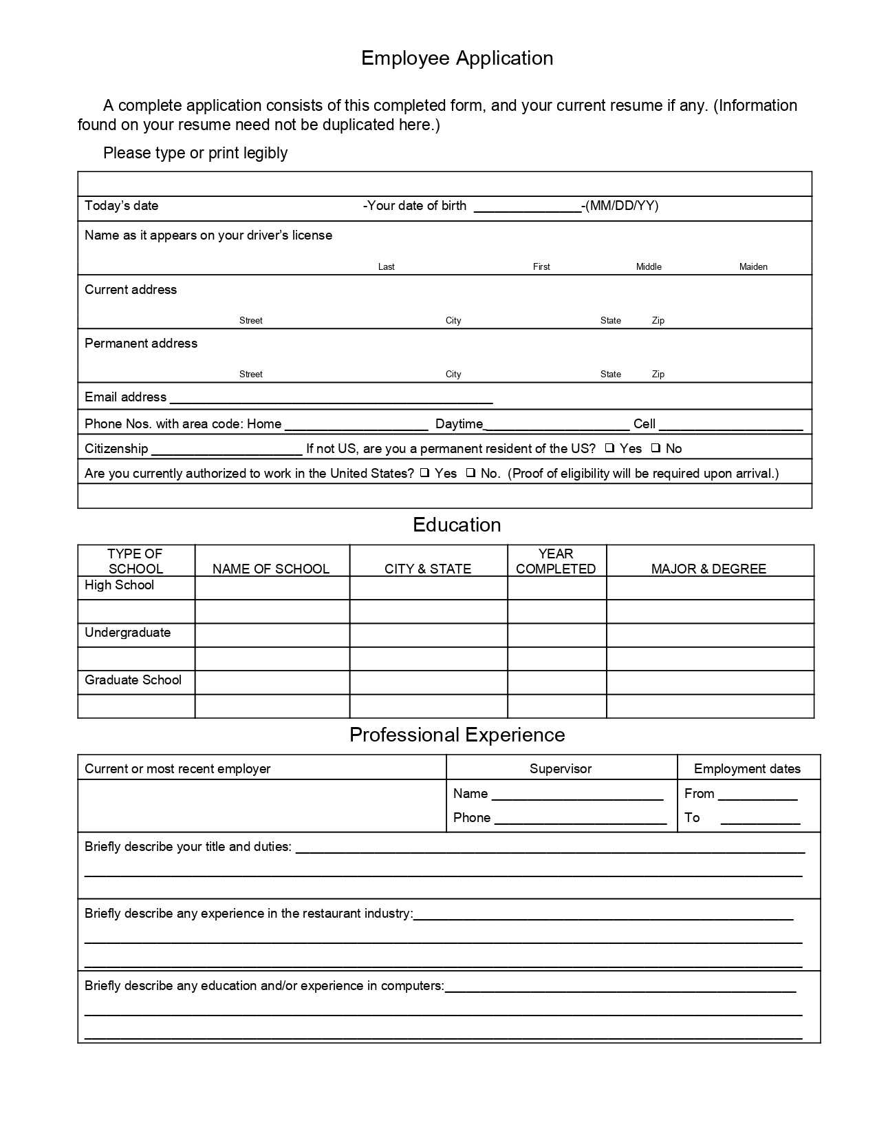 Application Category – Google Docs Templates Pertaining To Job Application Template Word Document