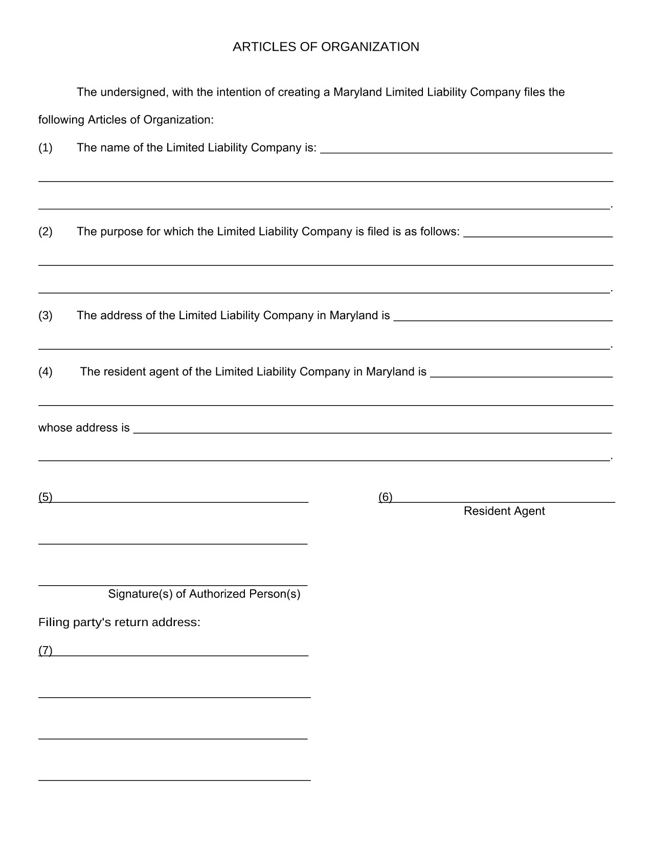 Articles Of Organization: What They Are And How To File Them With Regard To Llc Annual Report Template