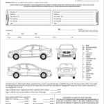 Auto Condition Report Form With Terms On Back, Item #7563 In Truck Condition Report Template