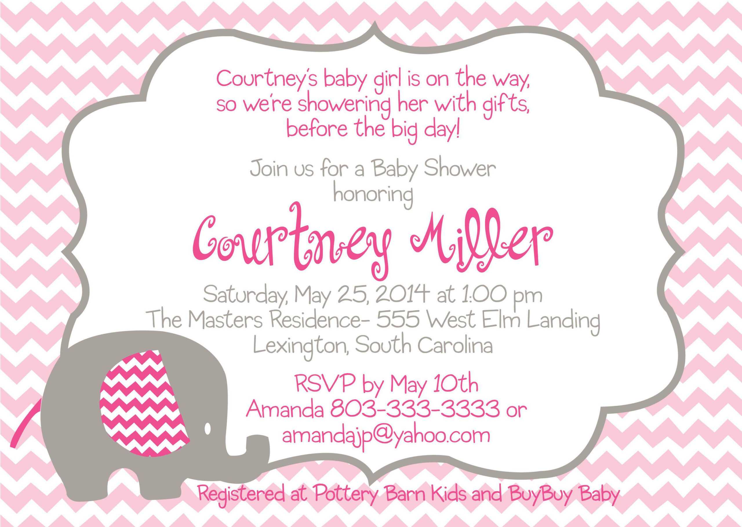 Baby Shower Invitation : Free Baby Shower Invitation Intended For Free Baby Shower Invitation Templates Microsoft Word