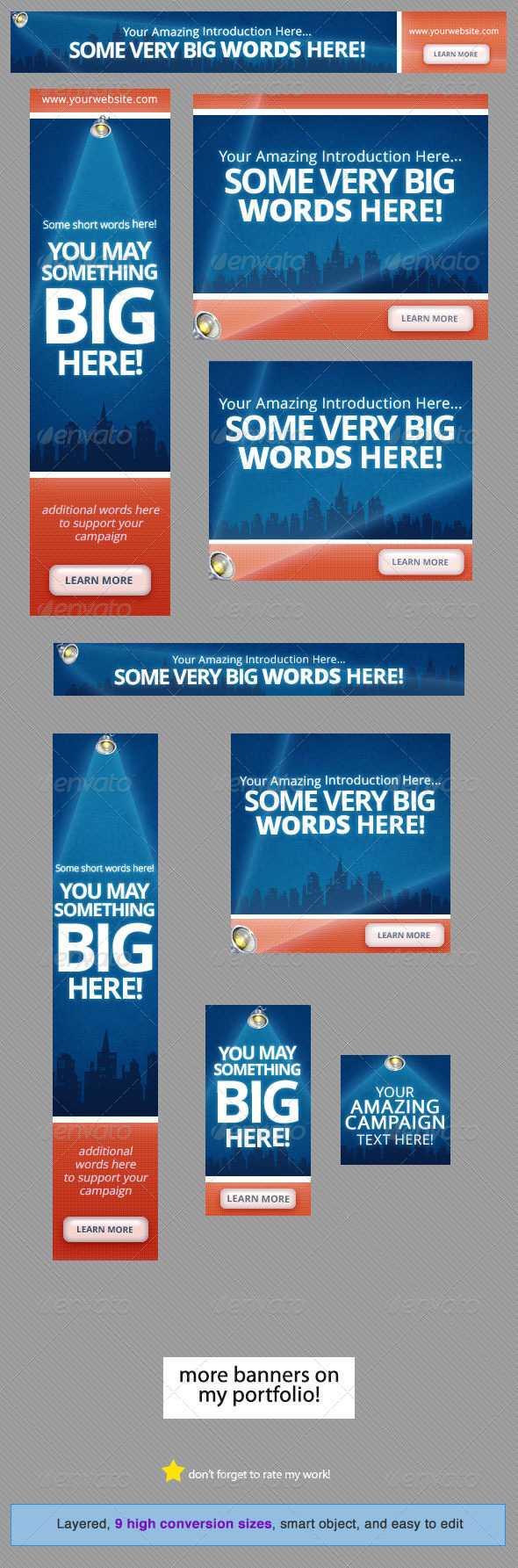 Banner Design Graphics, Designs & Templates From Graphicriver For Free Online Banner Templates