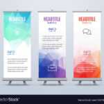 Banner Stand Design Template With Abstract for Banner Stand Design Templates