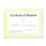Baptism Certificate Template Word – Heartwork With Baptism Certificate Template Word