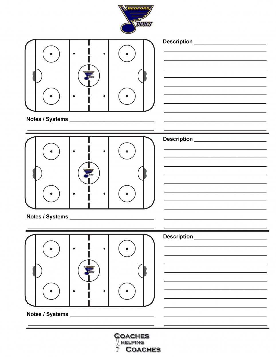 Bedford Minor Hockey Association Hockey Poweredgoalline.ca Throughout Blank Hockey Practice Plan Template