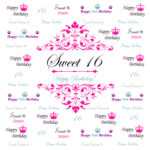 Best 52+ Sixteen Background On Hipwallpaper | Sweet Sixteen in Sweet 16 Banner Template