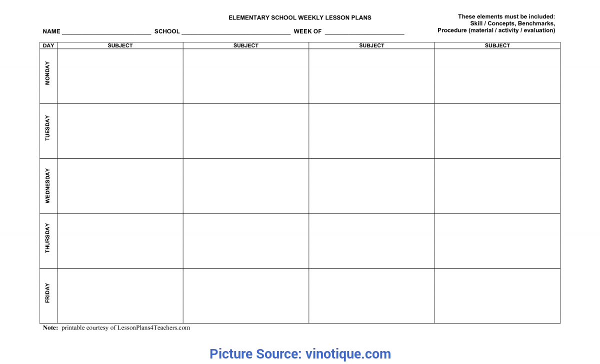 Best Lesson Plan Template Word Editable Best Photos Of With Regard To Teacher Plan Book Template Word