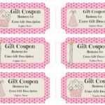 Birthday Coupons In Blank Coupon Template Printable