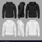Black And White Blank Sweatshirt Hoodie For Blank Black Hoodie Template
