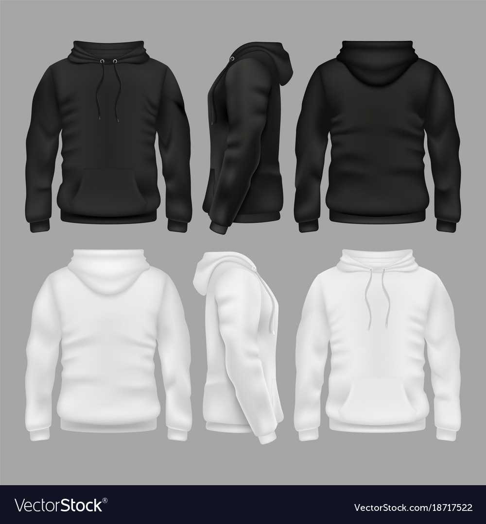 Black And White Blank Sweatshirt Hoodie For Blank Black Hoodie Template