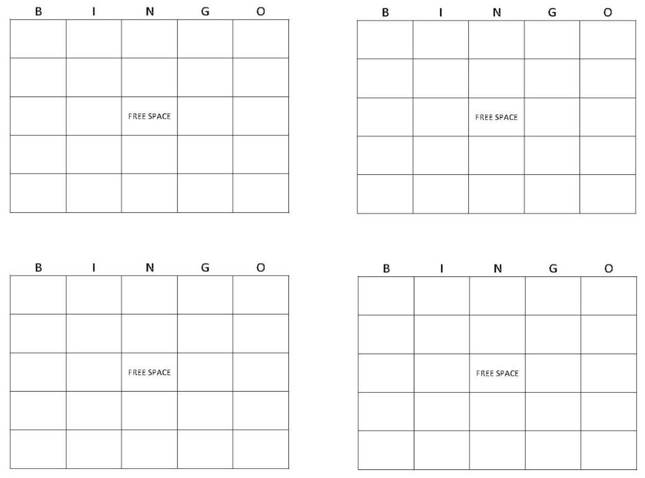 Blank Bingo Cards | Get Blank Bingo Cards Here Within Blank Bingo Template Pdf