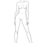 Blank Body Sketch At Paintingvalley | Explore Collection For Blank Model Sketch Template