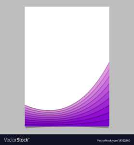 Blank Brochure Template From Curves - Flyer intended for Blank Templates For Flyers