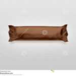 Blank Brown Candy Bar Plastic Wrap Mockup Isolated. Stock Regarding Free Blank Candy Bar Wrapper Template