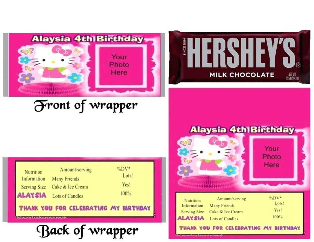 Blank Candy Bar Wrapper Template For Word – Harryatkins With Regard To Blank Candy Bar Wrapper Template For Word
