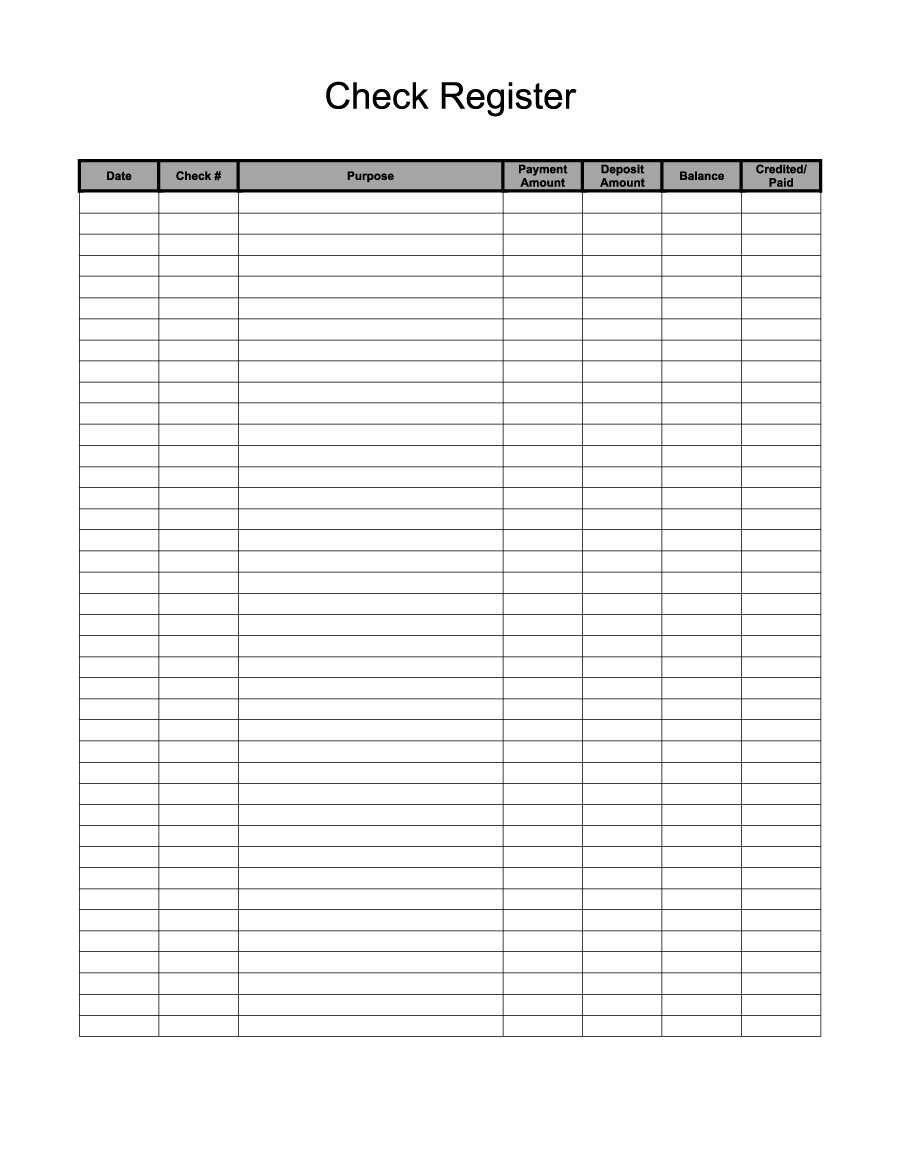 Blank Check Register Template Pdf – Tomope.zaribanks.co For Blank Business Check Template Word