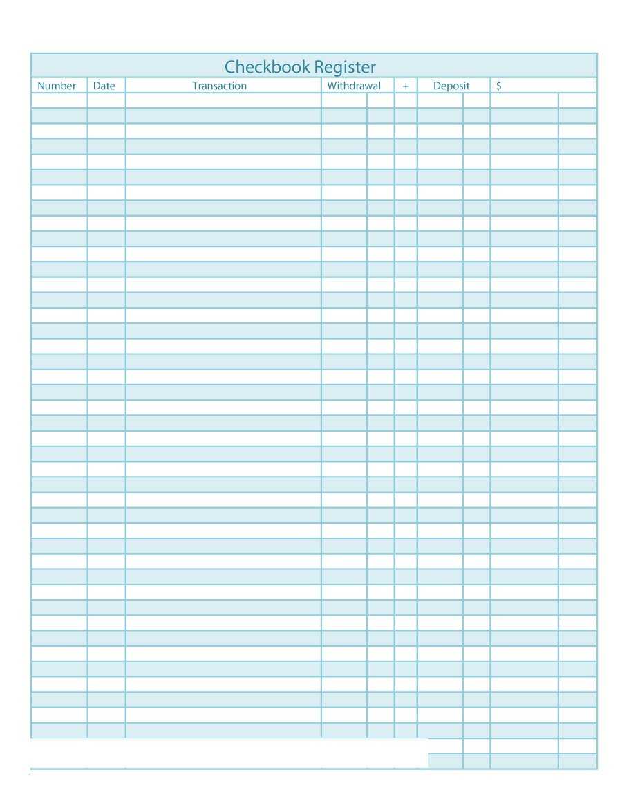 Blank Check Register Template Pdf – Tomope.zaribanks.co Throughout Print Check Template Word