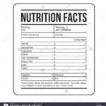 Blank Food Label Template – Best Sample Template Intended For Nutrition Label Template Word