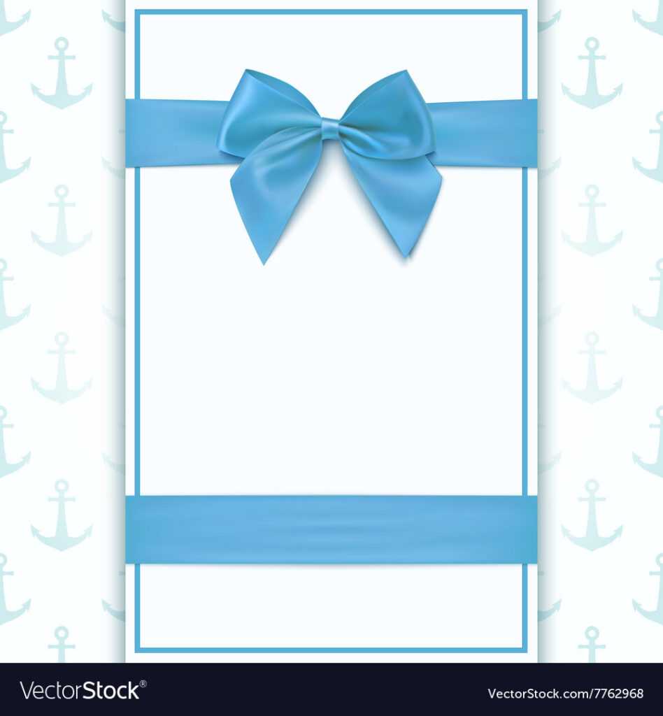 Blank Greeting Card Template