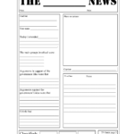 Blank Newspaper Template | E-Commercewordpress intended for Blank Newspaper Template For Word