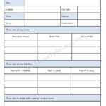 Blank Personal Financial Statement Form – Sample Forms For Blank Personal Financial Statement Template