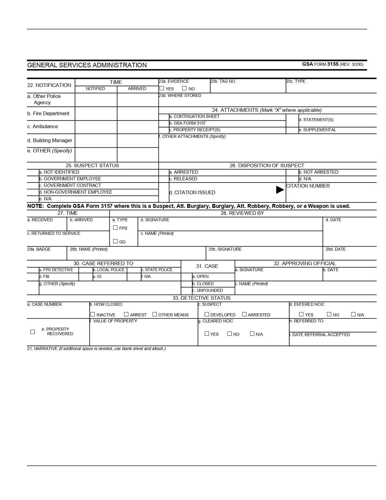 blank police report template sample design templates