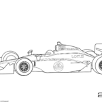 Blank Race Car Coloring Pages Throughout Blank Race Car Templates