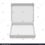 Blank Slim Cardboard Box Template Open Stock Vector (Royalty With Regard To Blank Suitcase Template